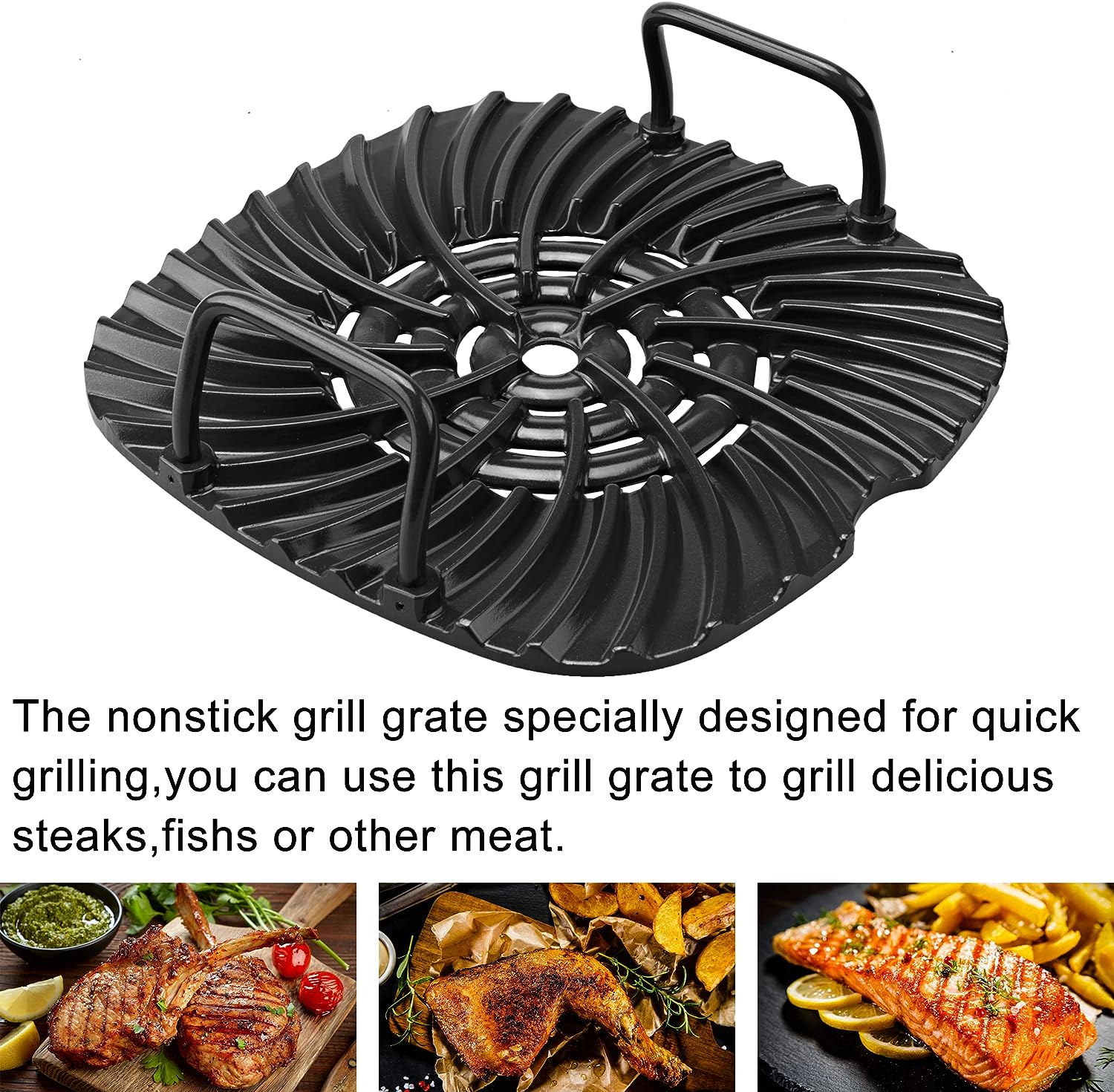 Grill Griddle Grate Pan fits for Ninja Foodi AG301, AG300, AG400, AG30 –  GrillPartsReplacement - Online BBQ Parts Retailer
