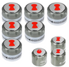 67692 Control Knob Kit for Weber Summit 660/670 Gas Grill Knob, 6 Main Burner Lighted Control Knobs,1 IR Knob,1 Smoke, 1 Grill Burner Control Knob