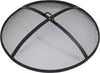 40 Inch Dia Round Fire Pit Top Spark Screen Metal Mesh Lid Cover with Ring Handle for Indoor & Outdoor Backyard Patio Accessories