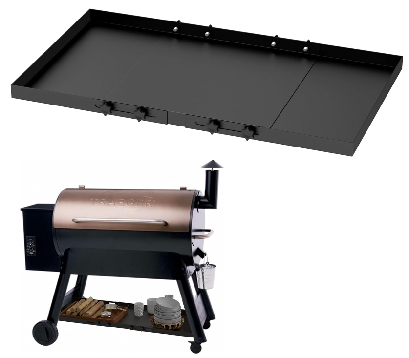Ripiano Frontale Supplementare Pop-And-Lock Per Traeger Ironwood E Timberline Xl New Bac605 Accessori Barbecue E Forni Ripiano Frontale Supplementare Pop-And-Lock Per Traeger Ironwood E Timberline Xl New Bac605 Accessori Barbecue E Forni