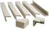 Fireplace Guard Bumpers with Two Corner Protectors, Soften Edges Hearth Pad Kit, Baby Proofing Head Protector, Grey/Beige