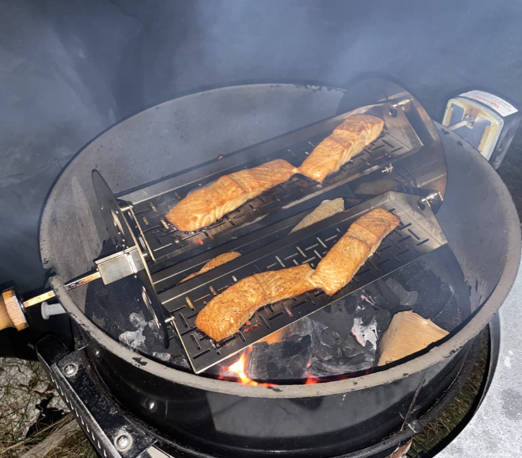 Stainless Steel Rotisserie Grill Roaster Drum Oven Basket For Roast Baking Peanut Dried Nut Coffee Beans Bbq