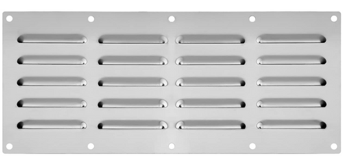 Stainless Steel Venting Panel for Grill, Fire Pit, Fireplace Accessory, 15" by 6-1/2"