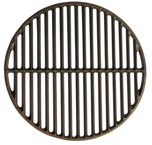 15.5" Cast Iron Cooking Grate Grids for Medium Big Green Egg, Char-Griller or Same Size Charcoal Grill, Fire Pit Round Sear Grates