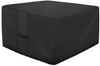 Fire Pit Cover, Waterproof 600D Heavy Duty Fade Resistant Square Patio Fire Pit Table Cover Black - 40 x 40 inch