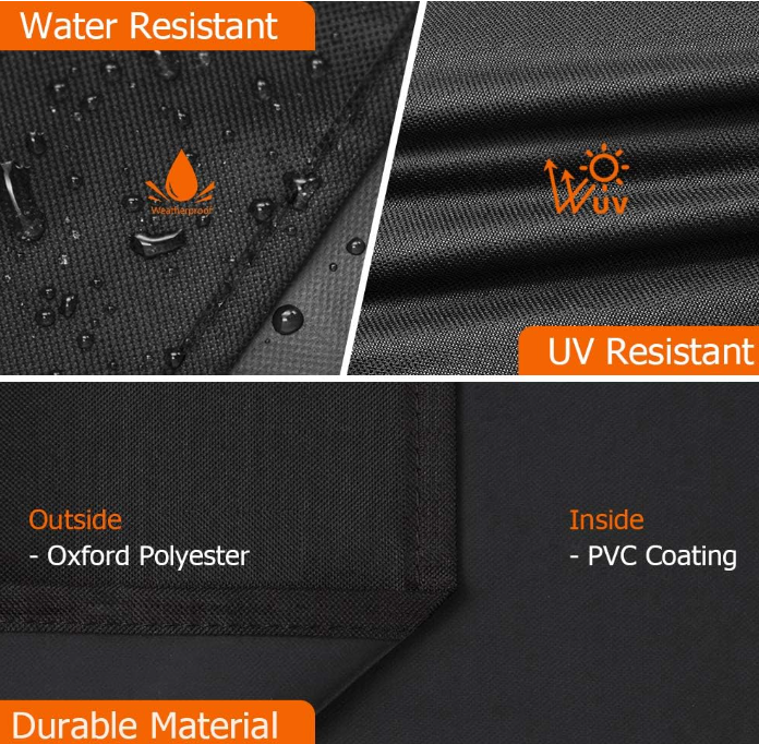600D Heavy Duty BBQ Grill Cover Waterproof Anti-UV Resistant Gas Grill Protector 600D Heavy Duty BBQ Grill Cover Waterproof Anti-UV Resistant Gas Grill Protector