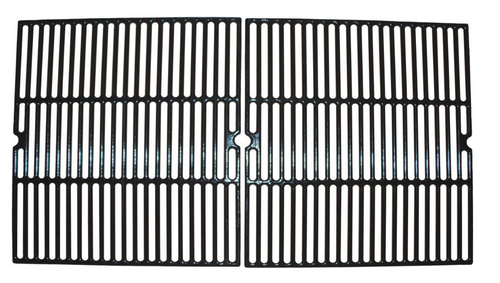 2pc Gloss Cast Iron Cooking Grid for Kenmore and XPS Gas Grills Grates 17 X 31.5 Inches