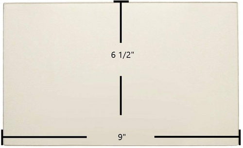 Replacement Glass for Buck Stove 9" x 6 1/2"