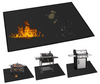 Under Grill Mat, 48 X 65 in Fire Pit Mats Protects Decks and Patios, Fireproof Grill Pad for Outdoor Grill, Fireplace, Fire Pit
