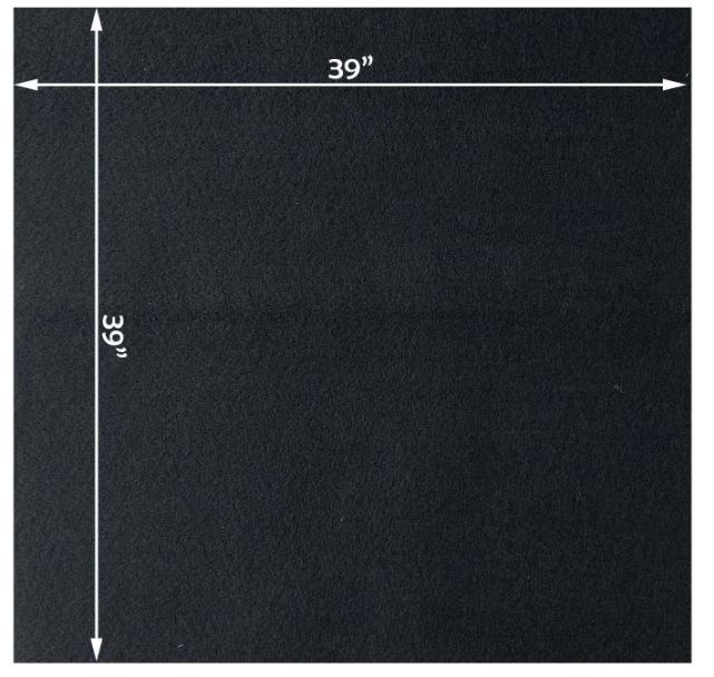 Fireproof Felt Welding Blanket, Heat Shield for Wood Stove Smoker Gril ...