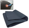 Welding Blanket Fireproof Tarp Heat Sheild Flame Retardant Fabric Carbon Felt for Grill, Wood Stove Pit Soldering Welders Plumbers (1, 12x27 inches)