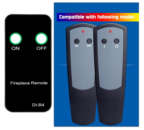 Replacement for Dimplex Fireplace Heater Remote Control 3000370500RP, DF2608, NBDF2608, DF2622SS, DF2622BLK