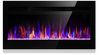 31 Inch Recessed and Wall Mounted Electric Fireplace, Fireplaces Heater and Linear Fireplace with Timer, Adjustable 12 Flame Color, 750w/1500w