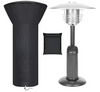 Patio Heater Covers with Zipper and Storage Bag, Waterproof, Wind-Resistant, Sunlight-Resistant, Snow-Resistant, 38'' Height x 24" Dome x 14.5" Base
