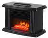Electric Fireplace Stove with 3D Flame Effect, Mini Log Heater, Tabletop Fireplace Air Heating Space Warmer Fan for Small Spaces, 1000W
