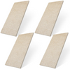 4 Pcs Baffle Board 7.8'' x 15.7'' 2100f Firebrick for Quadrafire Wood Stove Fireboard Insulation for Heating Hearth Oven Forges Kilns