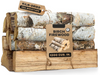 15" Birch Firewood Logs, Seasoned Kiln-Dried Fire Wood for Fire Pit, Fireplace, Campfire, Pizza Oven, Split Wood, Solo Stove, 1200 cub. in. 15-20lb