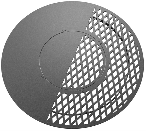 BBQ Griddle and Grate Combo Kit for Weber 26 inch Kettle Charcoal Grills