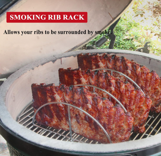 HOT Bbq Rack Rib Rack For Kamado Joe Ribs Green Egg BBQ