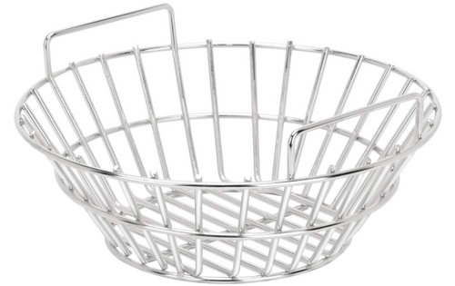 Charcoal Ash Basket Stainless Steel Charcoal Holder with Handles for Medium Big Green Egg