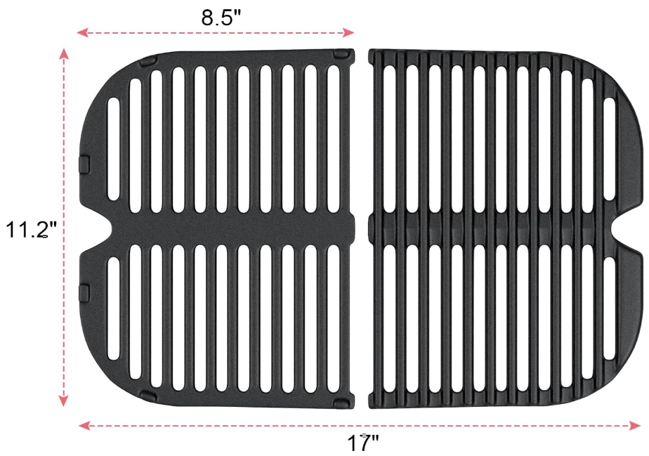 Cooking Grill Grates for Weber Lumin Compact Outdoor Electric Grill, C ...
