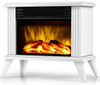 Electric Heaters for Indoor Use Mini Fireplace Heater Portable 1500W 14.5" Fake Fireplace Bedroom Office Space Heater