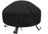 Fire Pit Cover Round for Firepit 22 Inch – 34 Inch, 420D Full Coverage Patio Outdoor Fireplace Cover, Waterproof Fire Bowl Cover