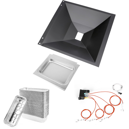 Grease Bottom Tray 66035 & Catch Pan & Liner & Igniter Kit for Weber Genesis II 200 Series, Genesis II LX E/S-240 Grills