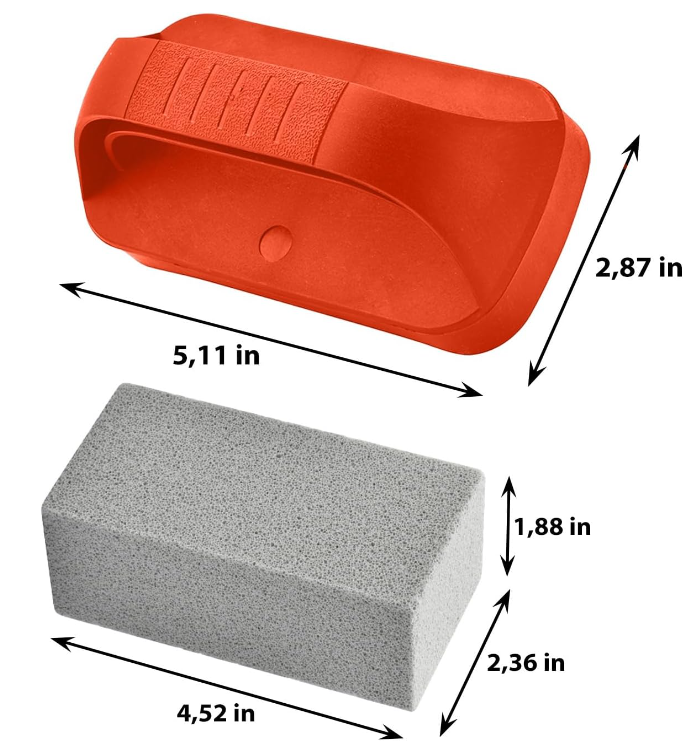 Grill Brick Griddle Stone, Cleaning Block BBQ Charcoal Grill Cleaner P ...