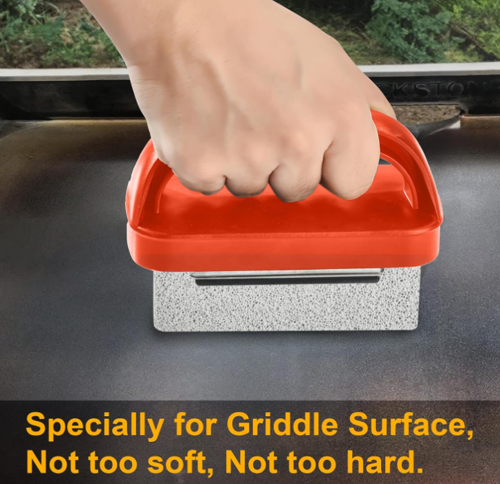 Grill Brick Griddle Stone, Cleaning Block BBQ Charcoal Grill Cleaner P ...