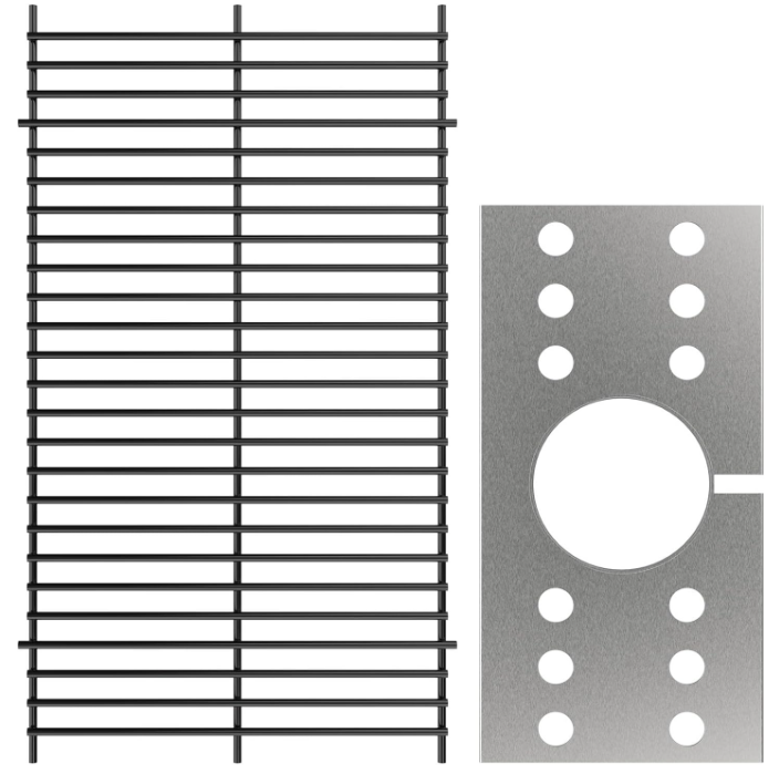 Heat & Wind Deflection Shield, Briquette Rack for Broilmaster P3, D3 S ...