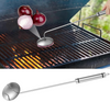 Onion Holder Grill Brush, Grill Cleaner for Gas Charcoal Grills, Heat Resistant Grill Brush Bristle Free, Stainless Steel