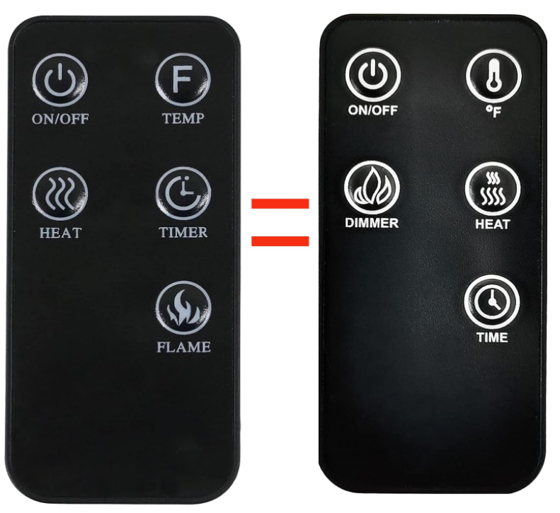 Replacement for Titan Flame Fireplace Stove Heater Infrared Remote Con ...
