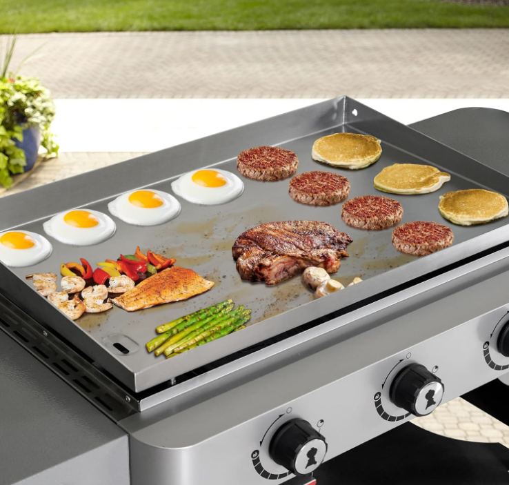 36 Inch Flat Top Grill Stainless Steel Griddle Top For Weber 36