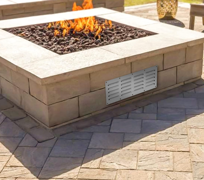 Stainless Steel Venting Panel for Grill, Outdoor Kitchen, Fire Pit, Fi ...
