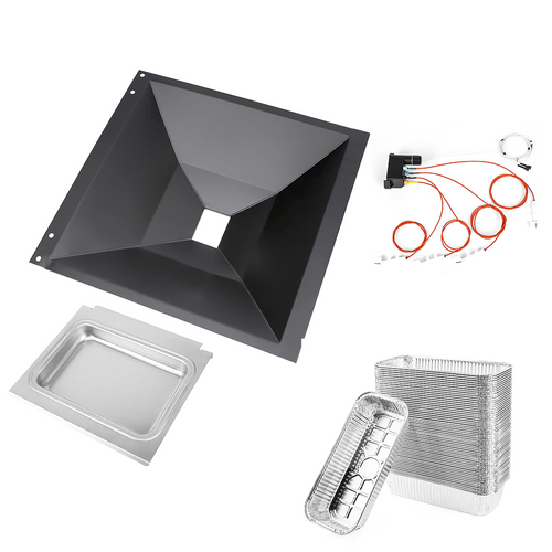 Grease Bottom Tray 66035 & Catch Pan & Liner & Igniter Kit for Weber Genesis II 200 Series, Genesis II E/S-210 Grills