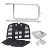Repair Kit for Weber Q300, Q320, Q3000, Q3200 Series Gas Grills, Grill Burner + Grates + Grease Drip Tray