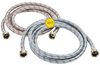 Washing Machine Hoses (10FT) OCT Connect for Easy Secure Tightening, Universal 2 Pack Stainless Steel, Burst Proof Washer Water Supply Line