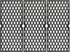 Cooking Grid Grates for Ducane 1600, 1600SHLPE, 1600SHNE, 1605, 1605SHLPE, 1605SHNE, 7200, 7200R Gas Grills, Grill Replacement Parts 