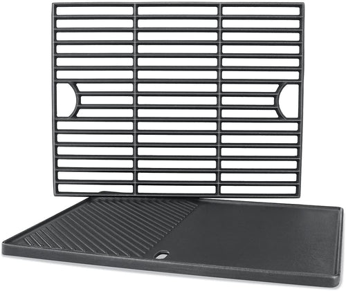 Cast Iron Grate and Griddle Kit for Backyard 720-0789DC, 720-0783B, 720-0789D, 720-0888M 4 Burner Gas Grills