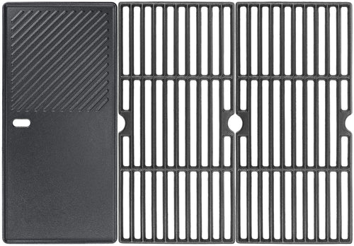 Grill Grates Griddle Plate Kit for Char-broil 463251605, 463252005, 463252105, 463370519, 463420107, 463622512, 463622513 Grills