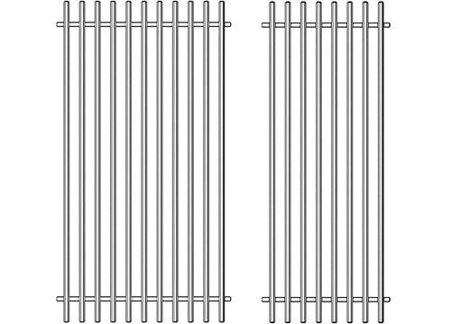 Grates Grid for Char-Broil Performance 463660421, 463655621, 463660021, 463630422, 463630021, 463655421, 463655021 2 Burner Gas Grills