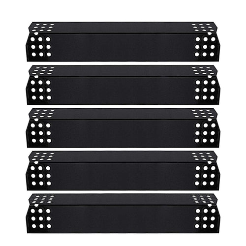 Heat Plates for Nexgrill 720-0896, 730-0896, 720-0882AE, 730-0882AE etc Grill, 5Pcs Kit Porcelain Steel Replacement Parts