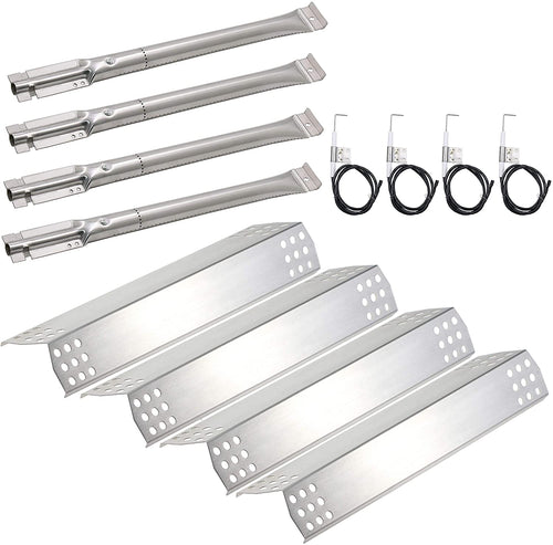 Grill Parts Kit fits Nexgrill / Kitchen Aid 720-0954, 720-0954A 4 Burner Grills, Burners, Heat Plates, Igniters Kit