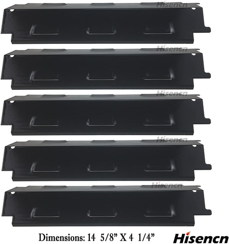 Heat Plates 5 Pcs Kit for BBQ Brinkmann 810-8425-S Model, 14 5/8" x 4 1/4", Grill Replacement Parts