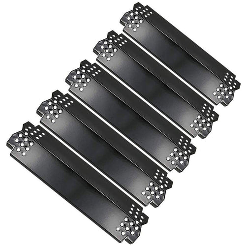 Grill Heat Plates fits Nexgrill 5 Burner 730-0882A, 730-0882AE Gas Grills, Porcelain Steel 5 Pcs Kit 14.6 x 4.2 Inch
