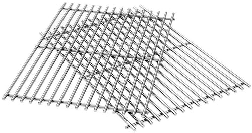 17.3'' Grill Grates for Weber Genesis 1000-3500 Models, SUS 304 Stainless Steel Grill Replacement Parts 7639