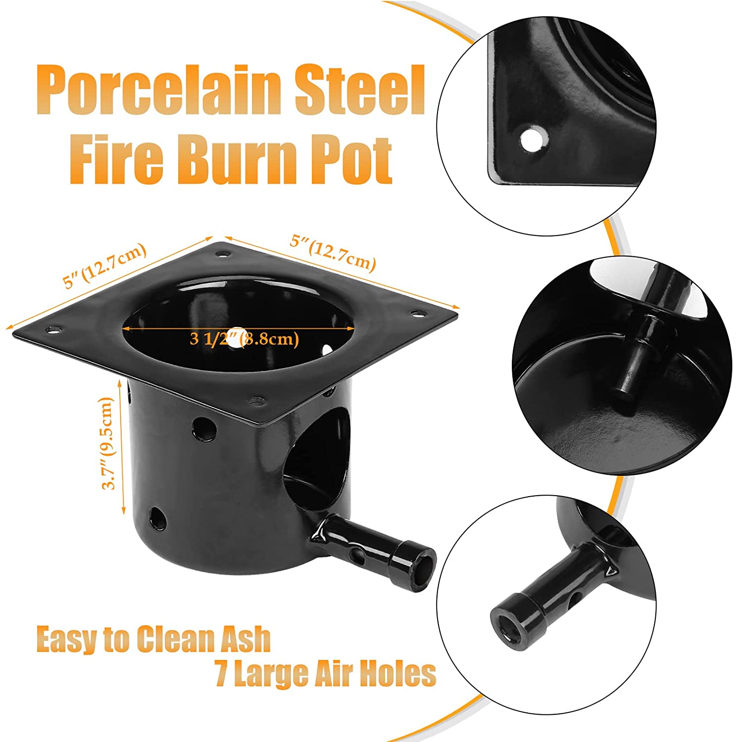 thumbnail image 2 of Ash Vacuum Ash-A-Way Pellet Grill Cleaner - Stainless Steel Burn Pot Scraper Grill Daddy 2 of 12