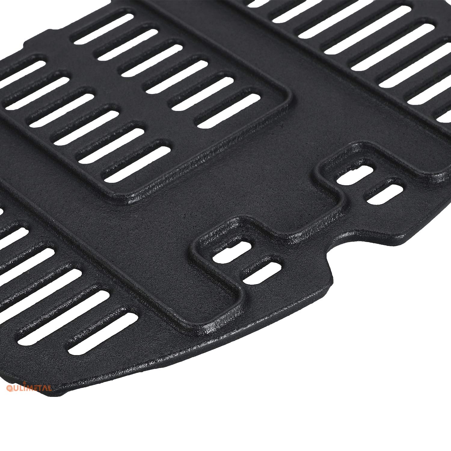 Gietijzeren Grillplaat Voor Weber Q100/Q120/Q1000/Q1200/Q140/Q1400 – 32x22 Cm, Vervangingsonderdeel Voor Gelijkmatige Warmteverdeling