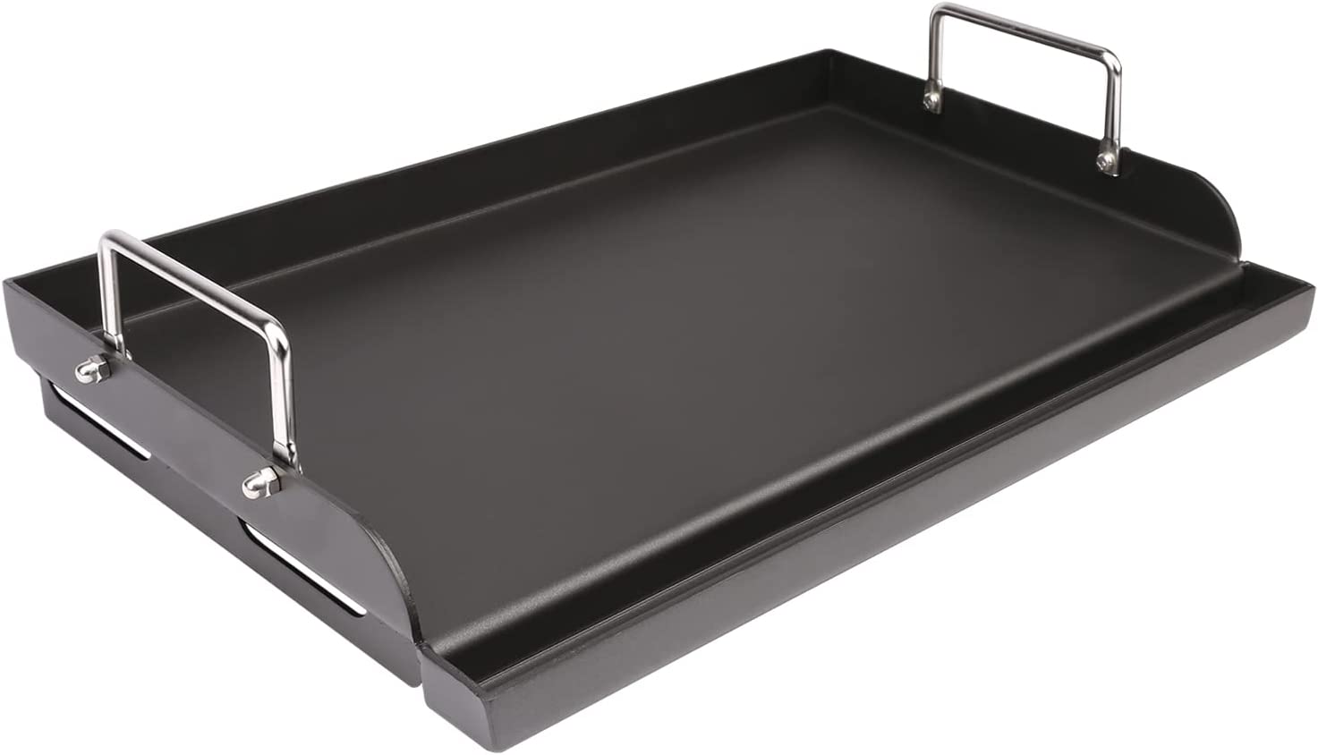 Universal Griddle Flat Top Plate 17 X13” Nonstick Coating Cooking Griddle Pan Fits Weber, Nexgrill, Charbroil, Kenmore Etc Stove/Gas/Charcoal Grills